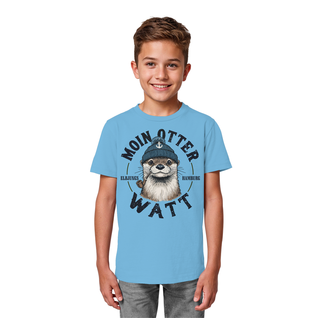 Kindershirt "MOIN oder WATT" - Kids Organic Shirt