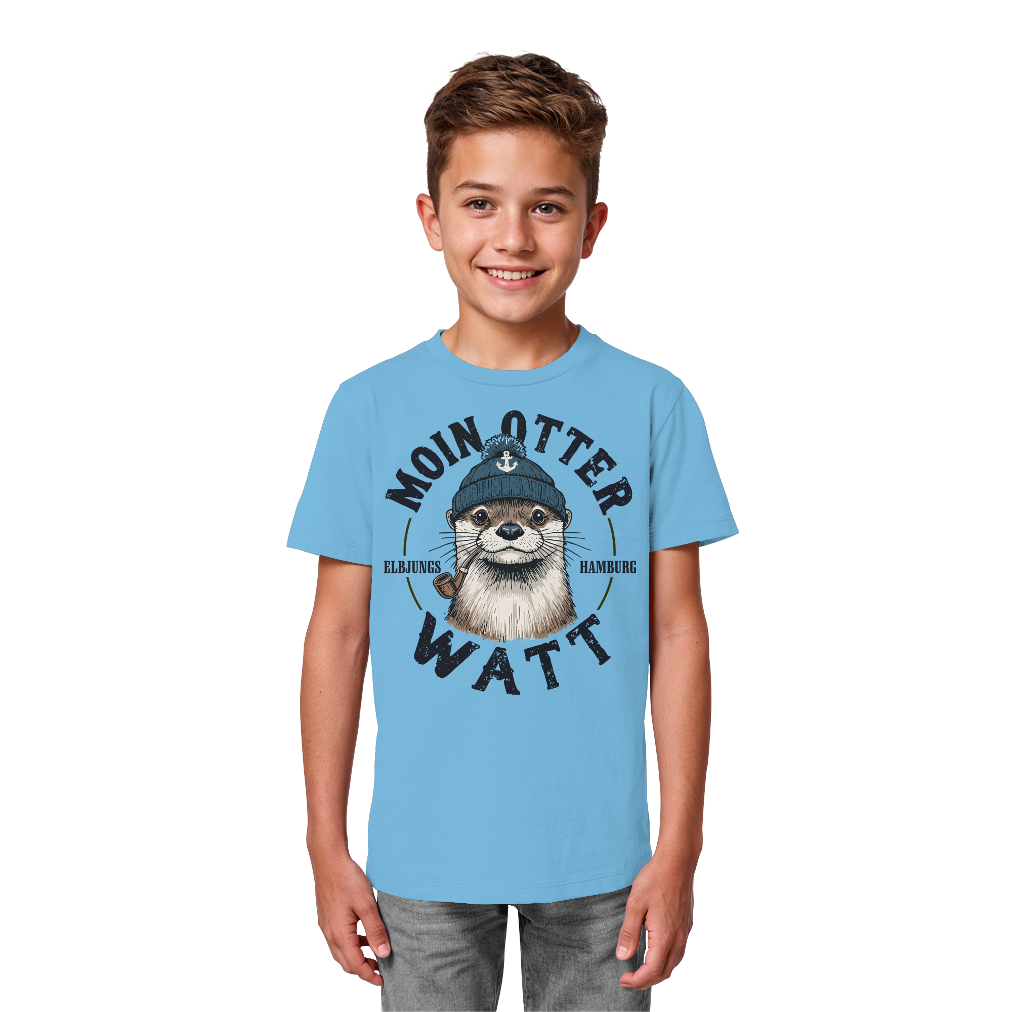 Kindershirt "MOIN oder WATT" - Kids Organic Shirt