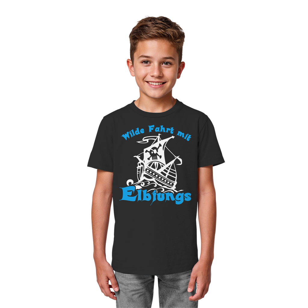 Kindershirt "Wilde Fahrt" - Kids Organic Shirt