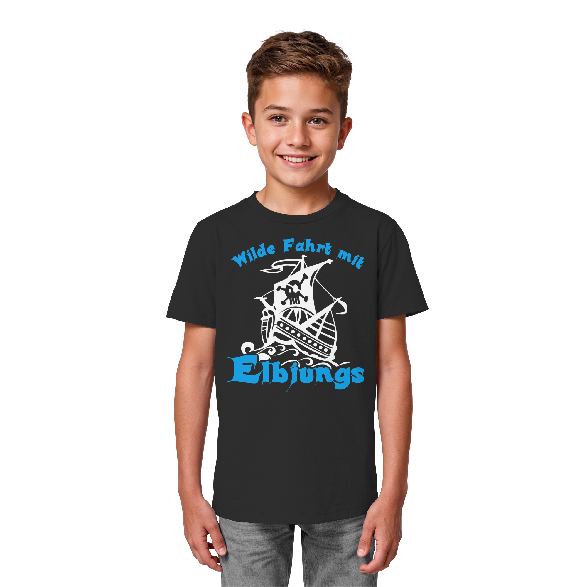 Kindershirt "Wilde Fahrt" - Kids Organic Shirt