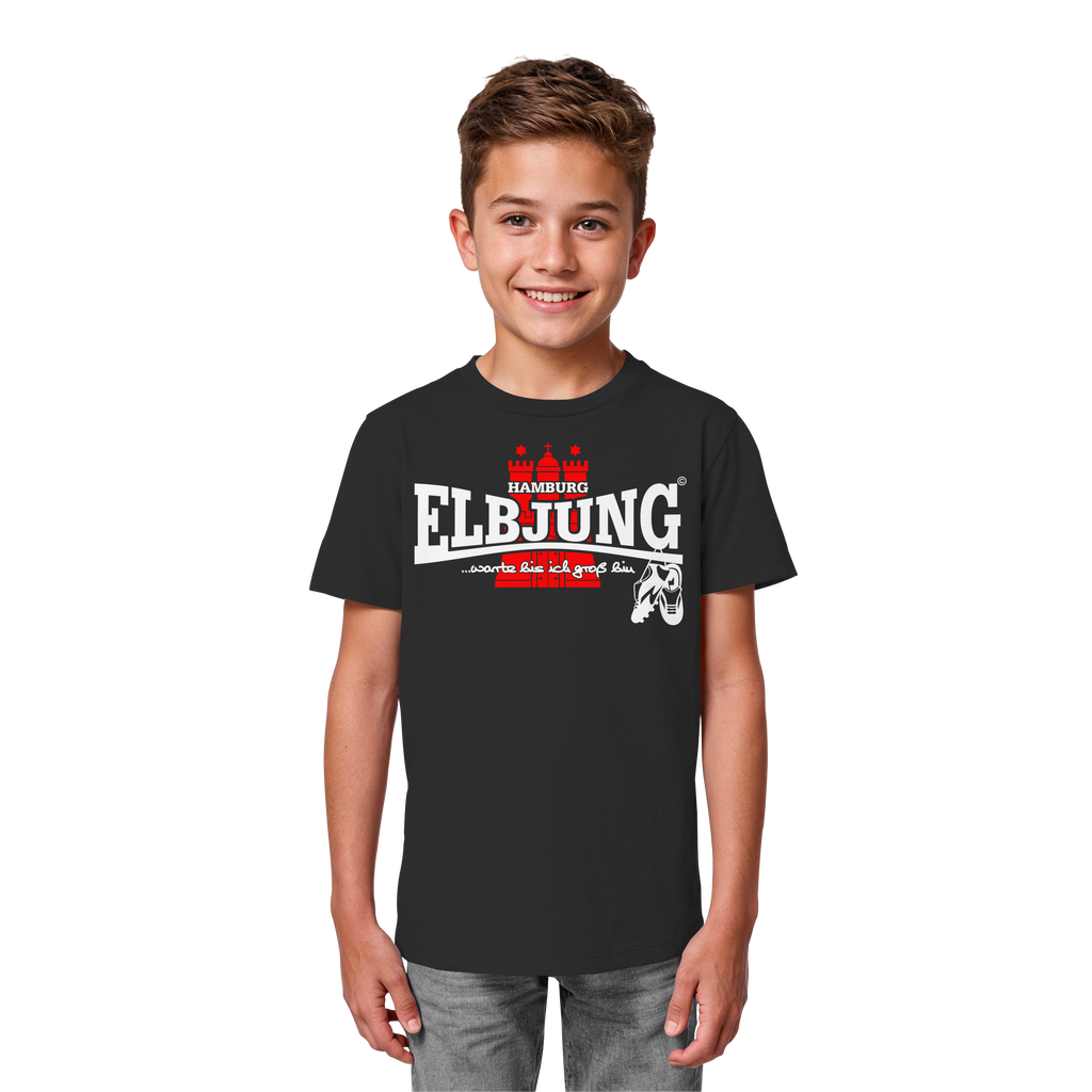 Kindershirt "Warte bis ich groß bin" - Kids Organic Shirt