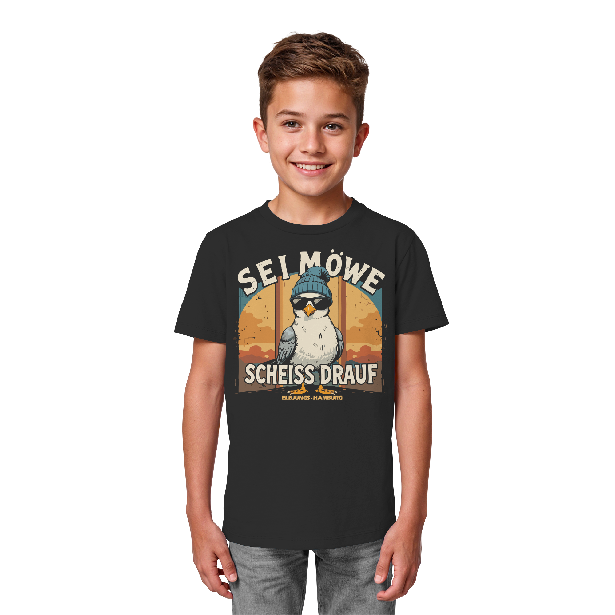 Kindershirt - sei Möwe.... - Kids Organic Shirt
