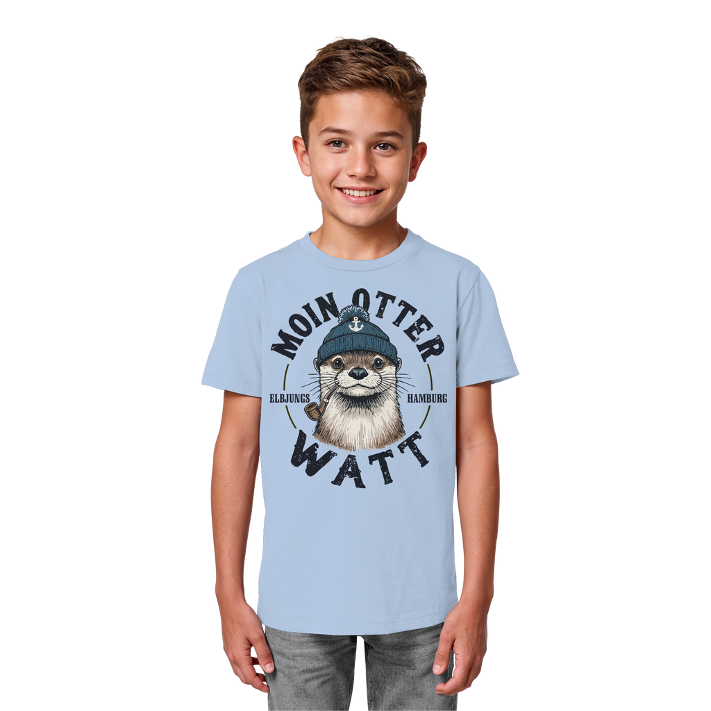Kindershirt "MOIN oder WATT" - Kids Organic Shirt