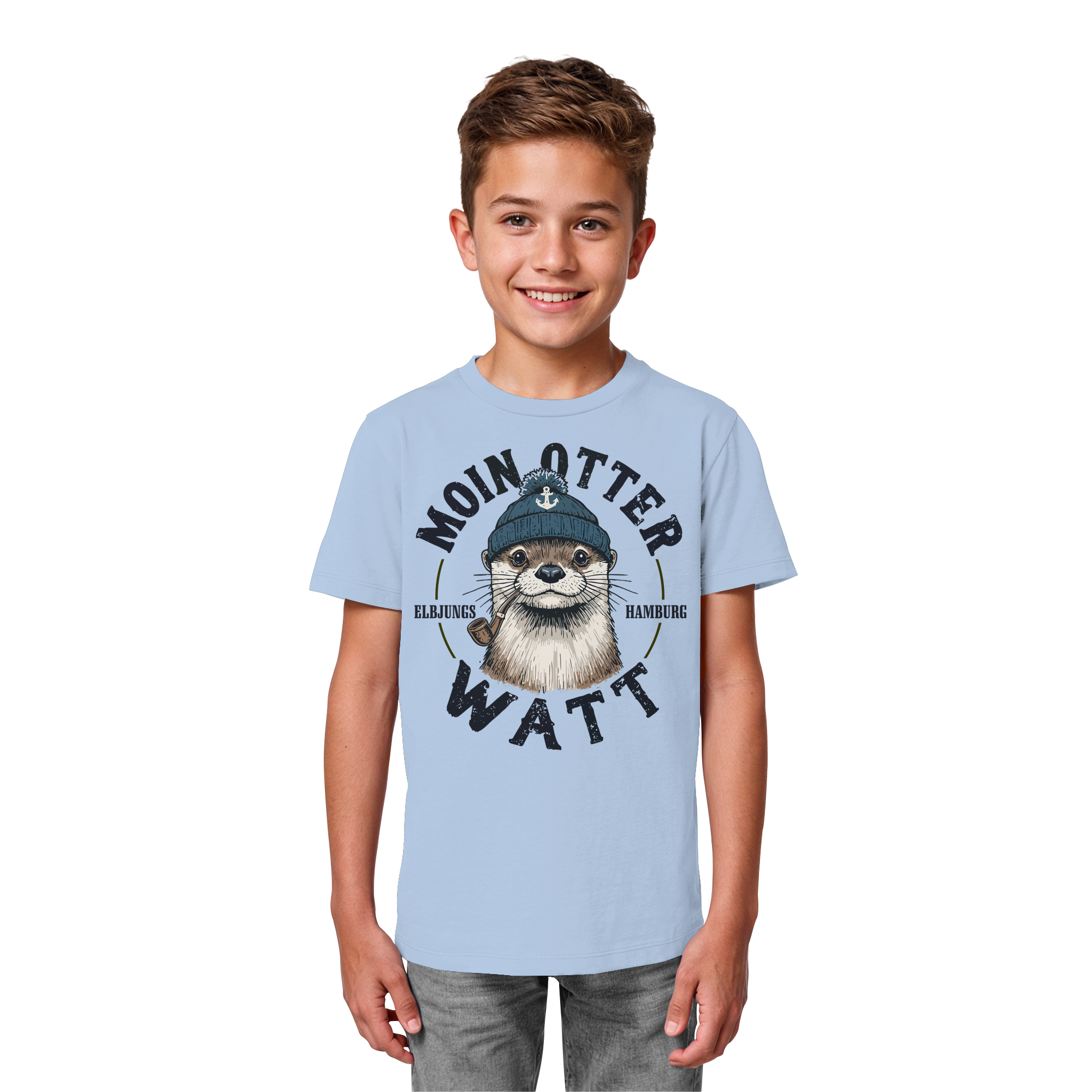 Kindershirt "MOIN oder WATT" - Kids Organic Shirt