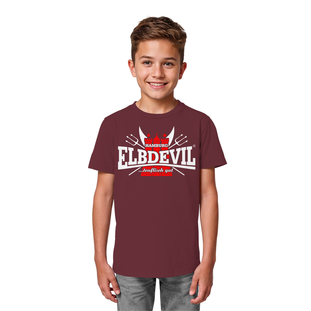 Kindershirt "Elbdevil" - Kids Organic Shirt
