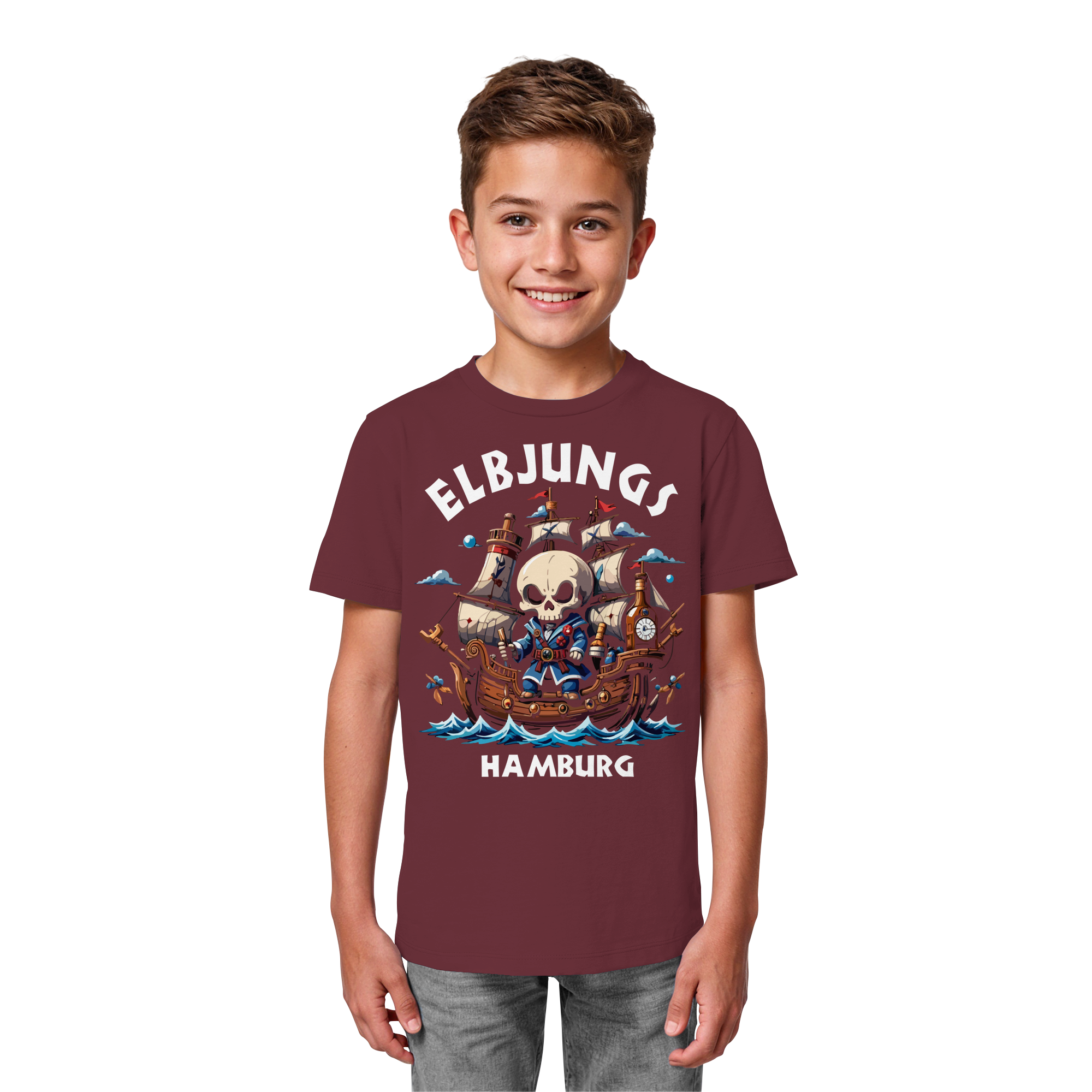 Kindershirt "Elbpirat" - Kids Organic Shirt