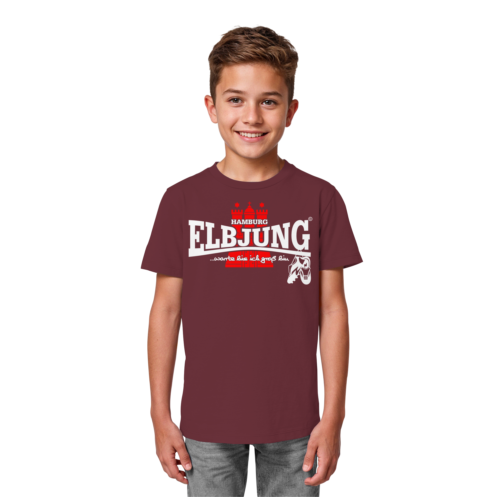 Kindershirt "Warte bis ich groß bin" - Kids Organic Shirt