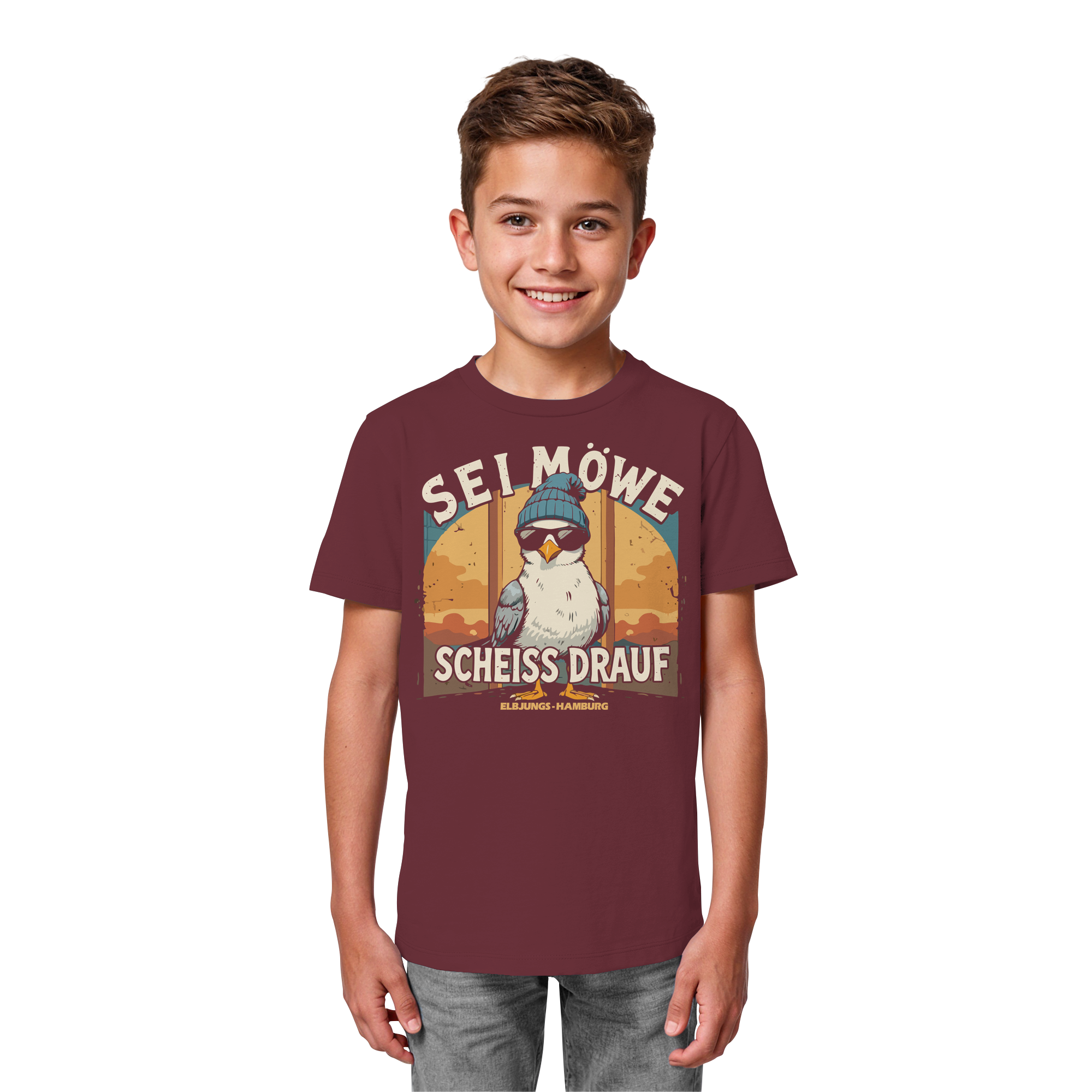 Kindershirt - sei Möwe.... - Kids Organic Shirt