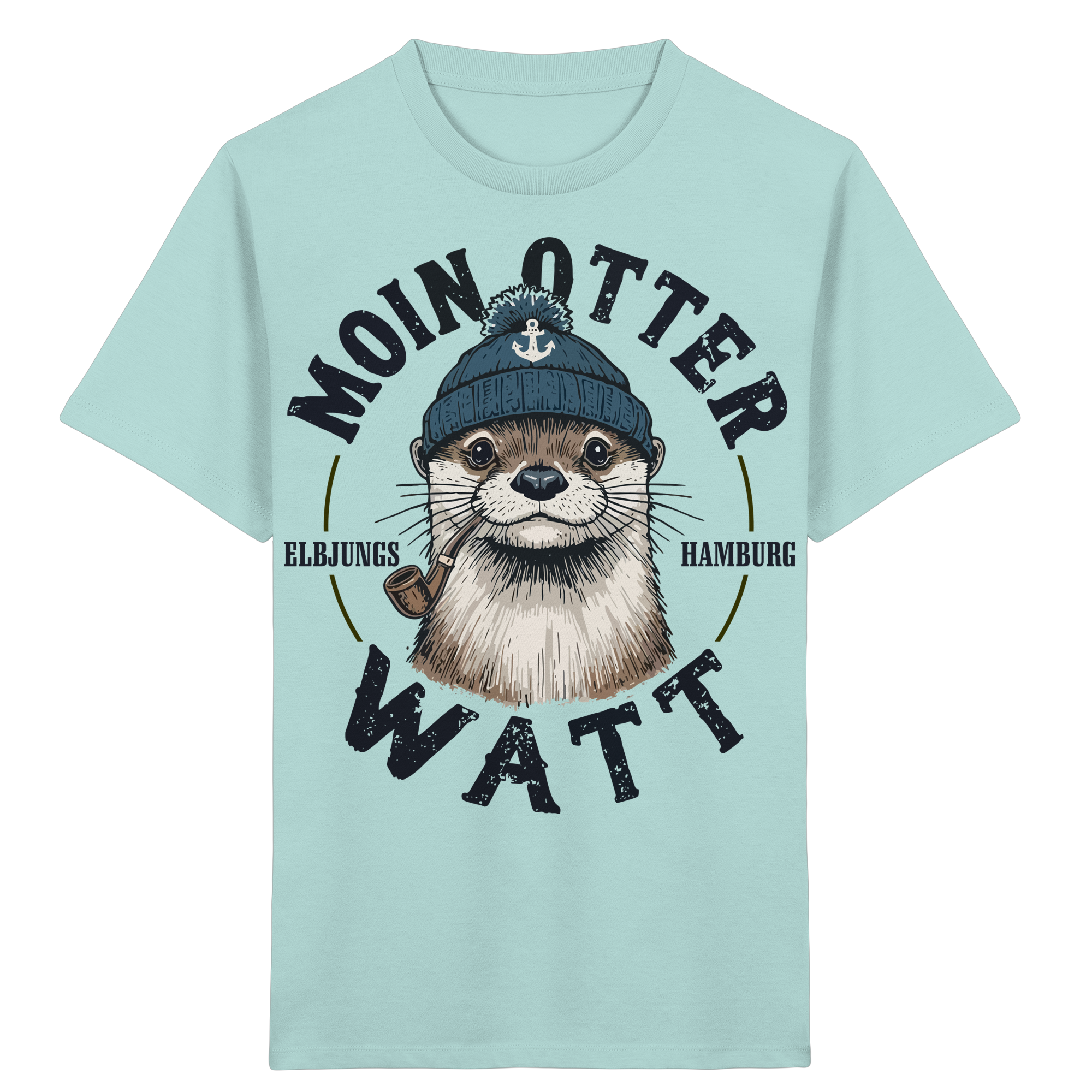 Kindershirt "MOIN oder WATT" - Kids Organic Shirt
