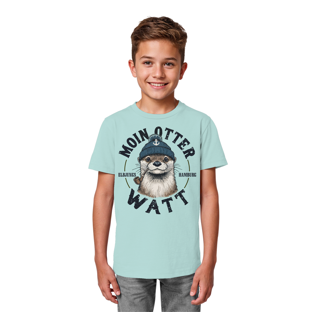 Kindershirt "MOIN oder WATT" - Kids Organic Shirt