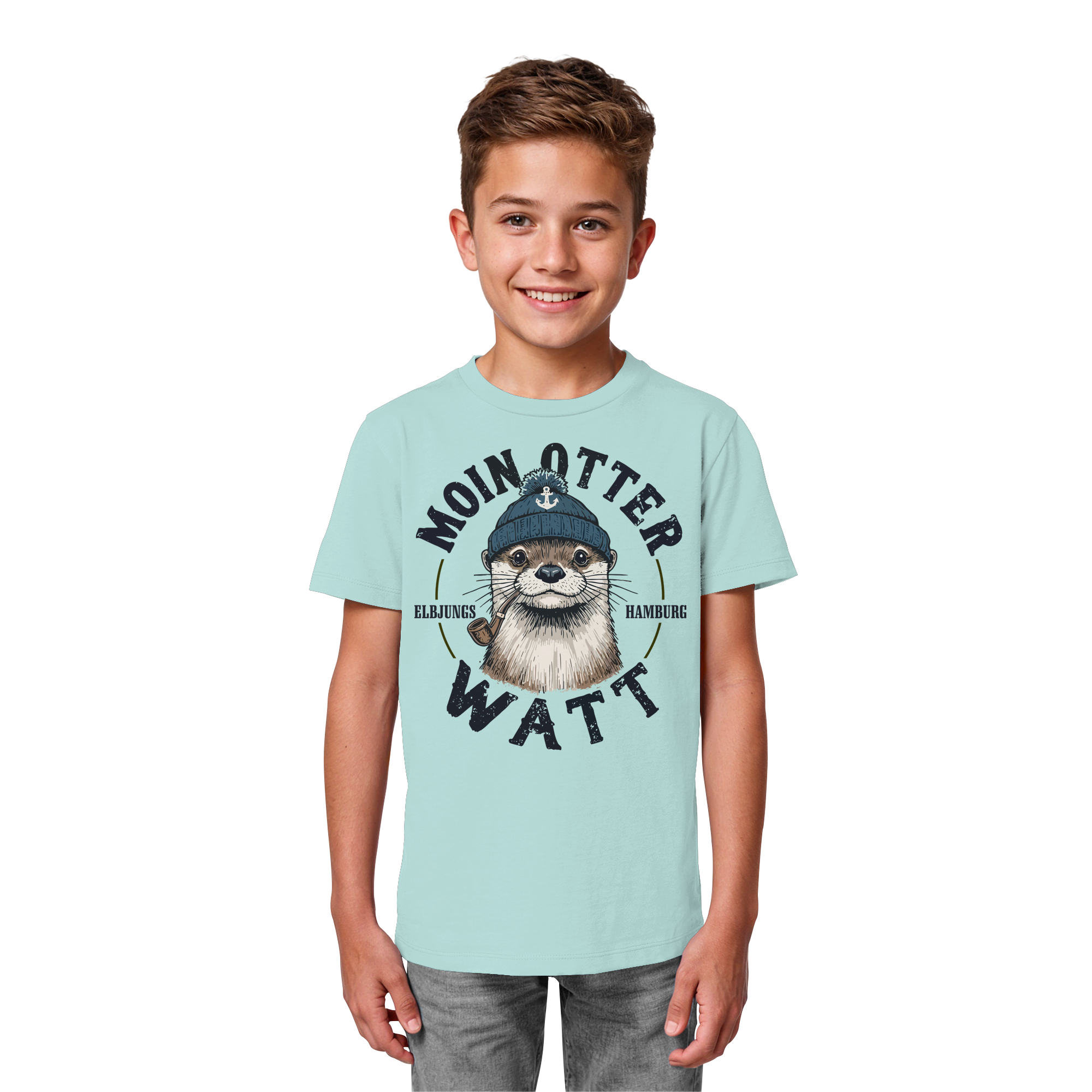 Kindershirt "MOIN oder WATT" - Kids Organic Shirt