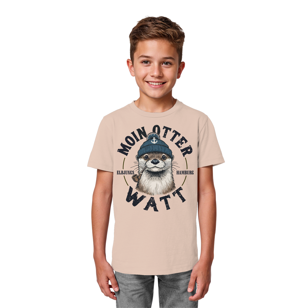 Kindershirt "MOIN oder WATT" - Kids Organic Shirt