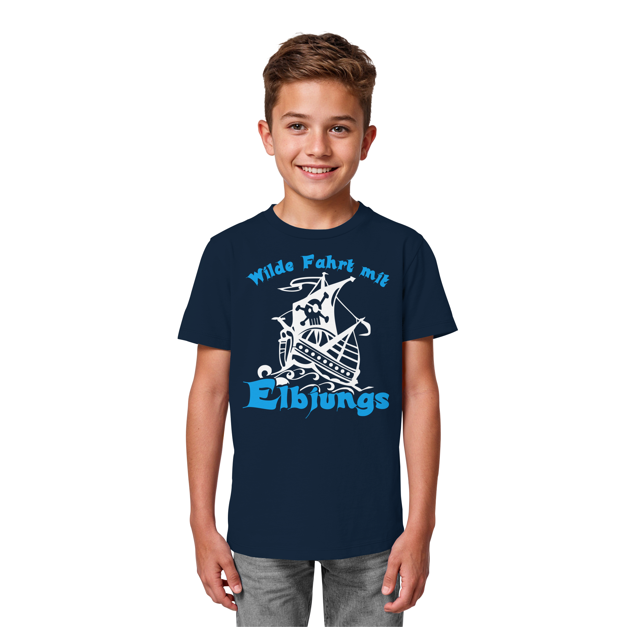 Kindershirt "Wilde Fahrt" - Kids Organic Shirt