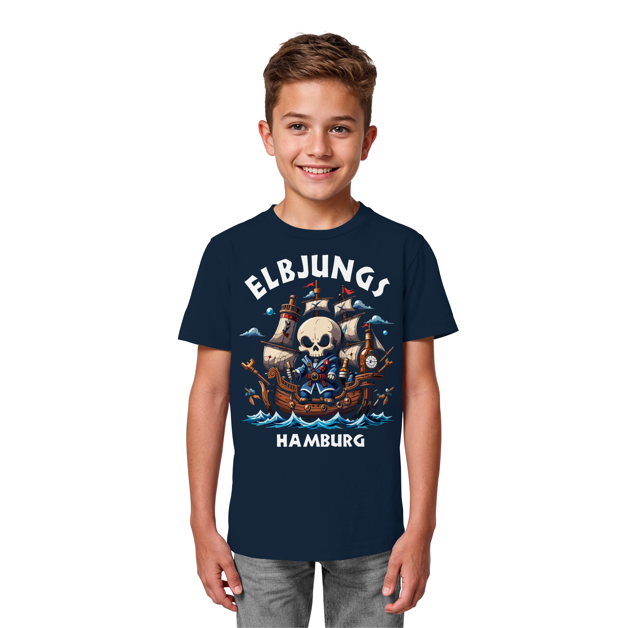 Kindershirt "Elbpirat" - Kids Organic Shirt