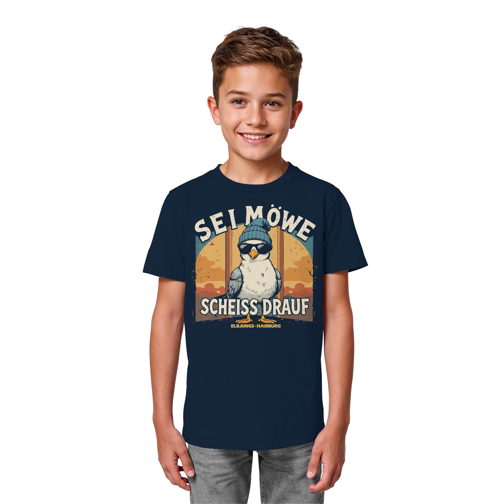 Kindershirt - sei Möwe.... - Kids Organic Shirt