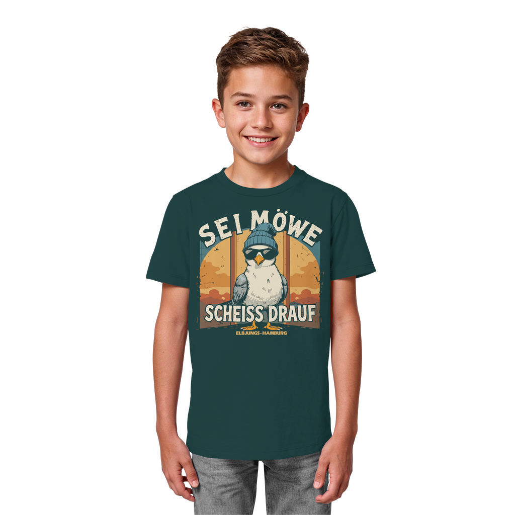 Kindershirt - sei Möwe.... - Kids Organic Shirt