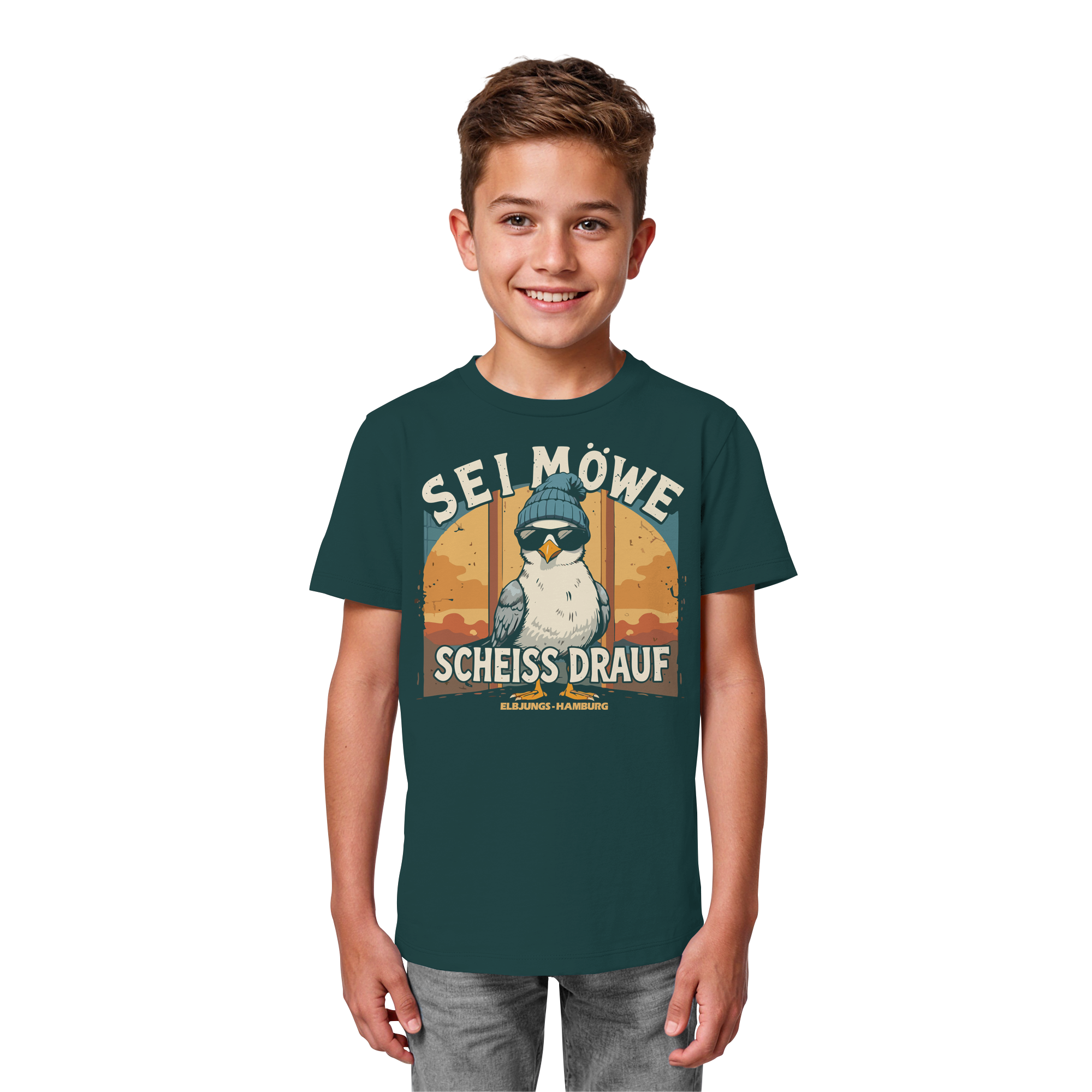 Kindershirt - sei Möwe.... - Kids Organic Shirt