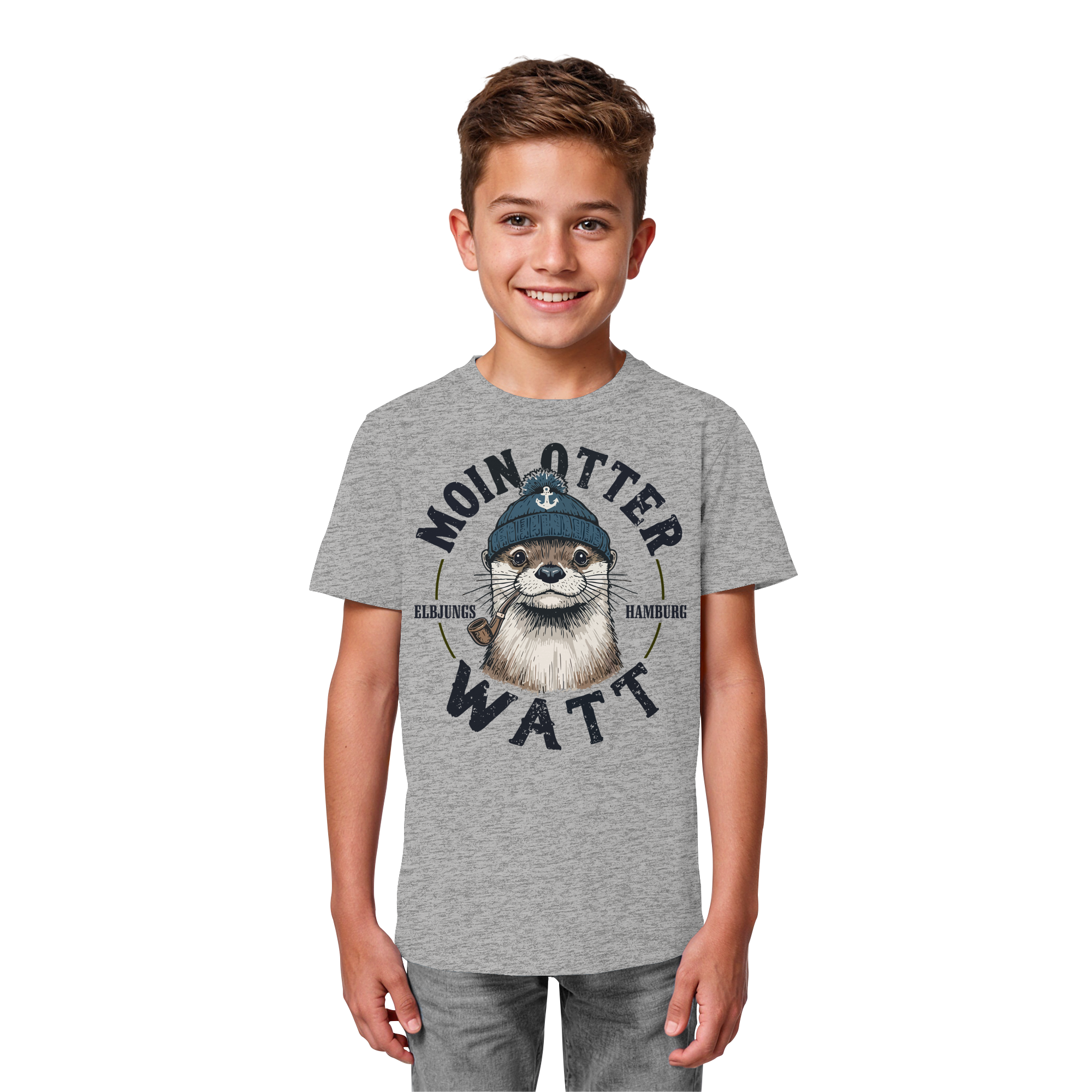 Kindershirt "MOIN oder WATT" - Kids Organic Shirt
