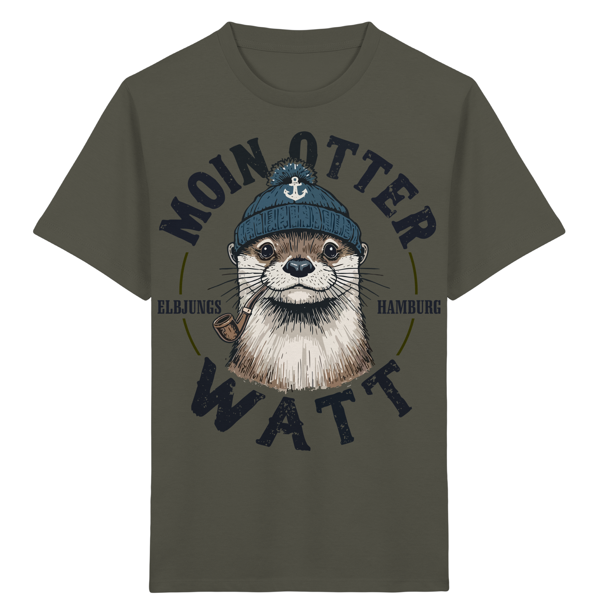 Kindershirt "MOIN oder WATT" - Kids Organic Shirt