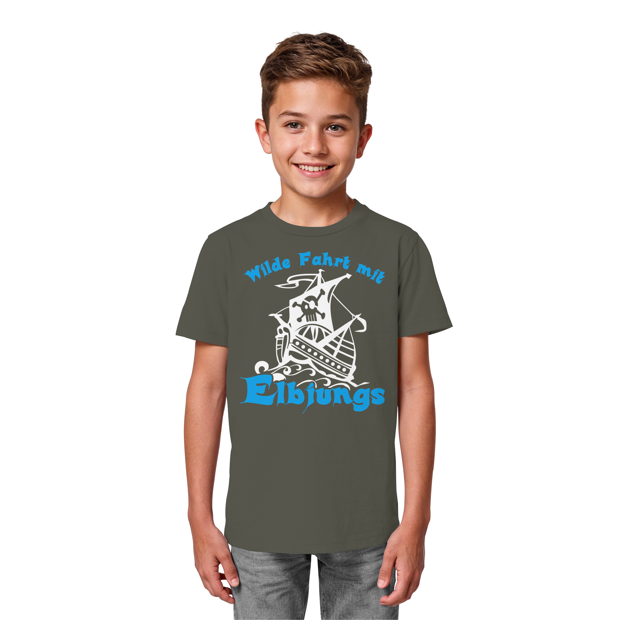 Kindershirt "Wilde Fahrt" - Kids Organic Shirt