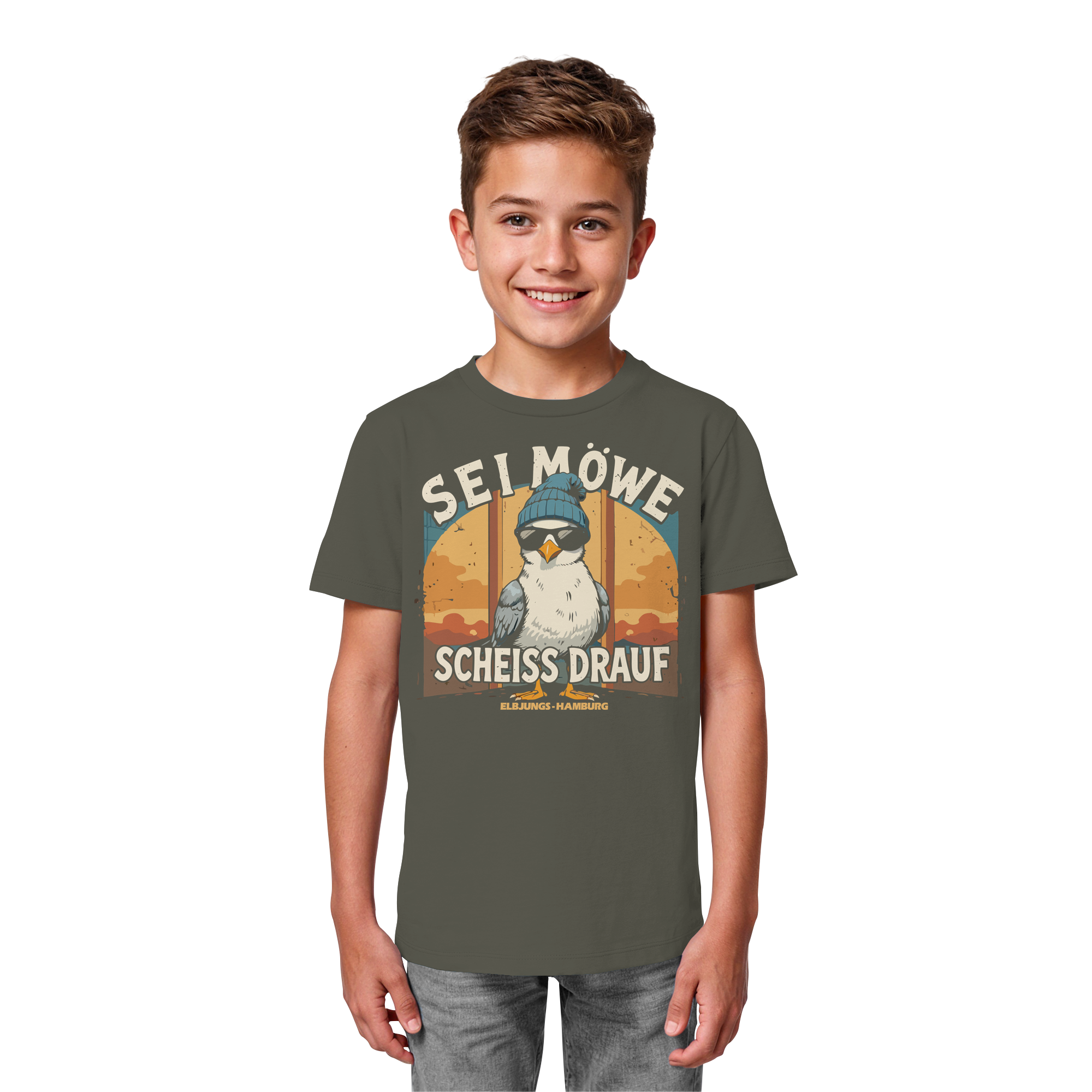 Kindershirt - sei Möwe.... - Kids Organic Shirt