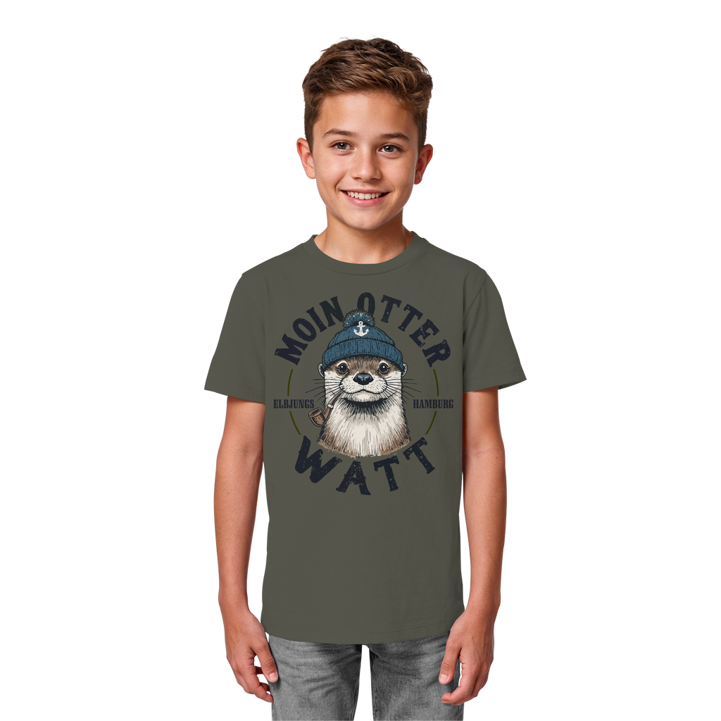 Kindershirt "MOIN oder WATT" - Kids Organic Shirt