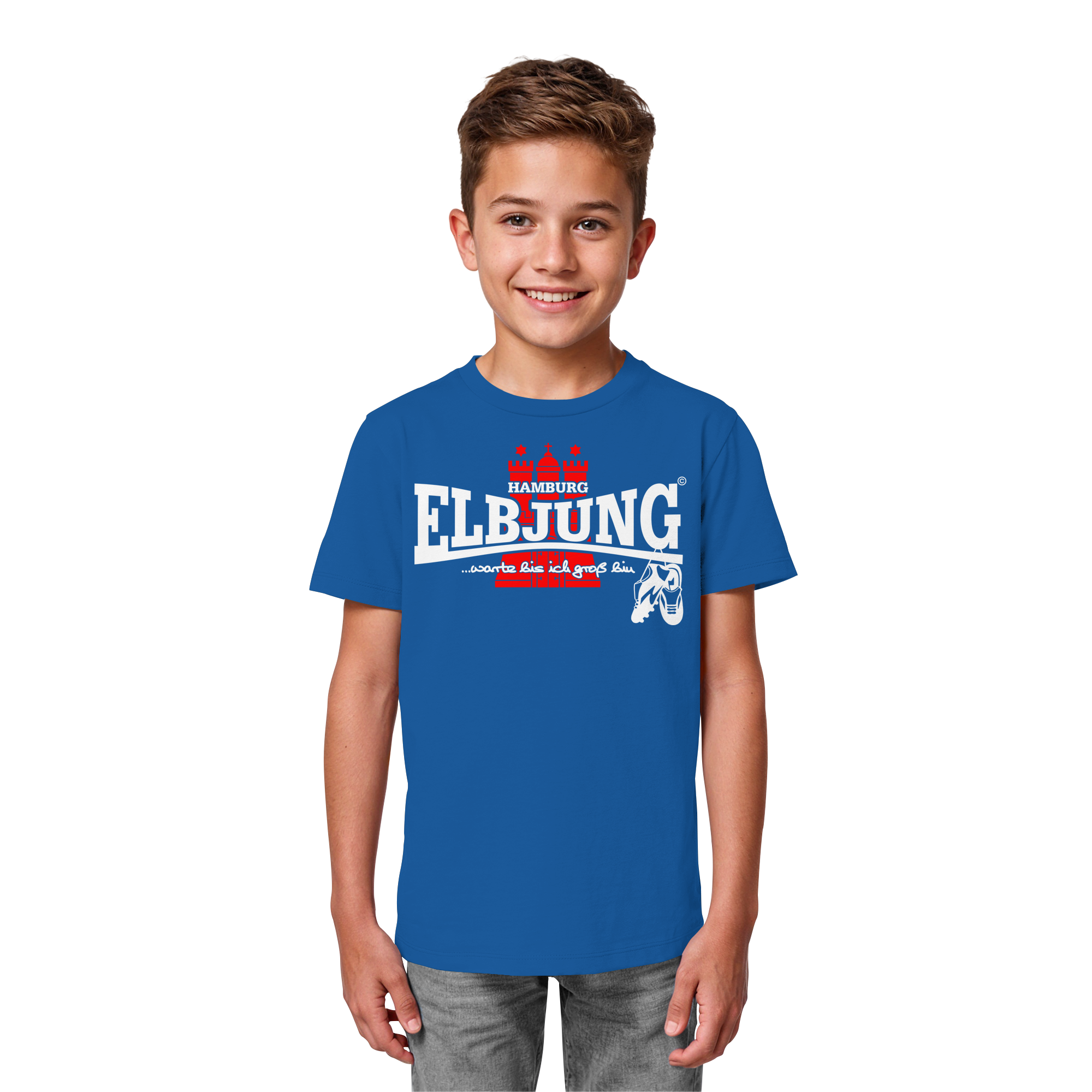 Kindershirt "Warte bis ich groß bin" - Kids Organic Shirt