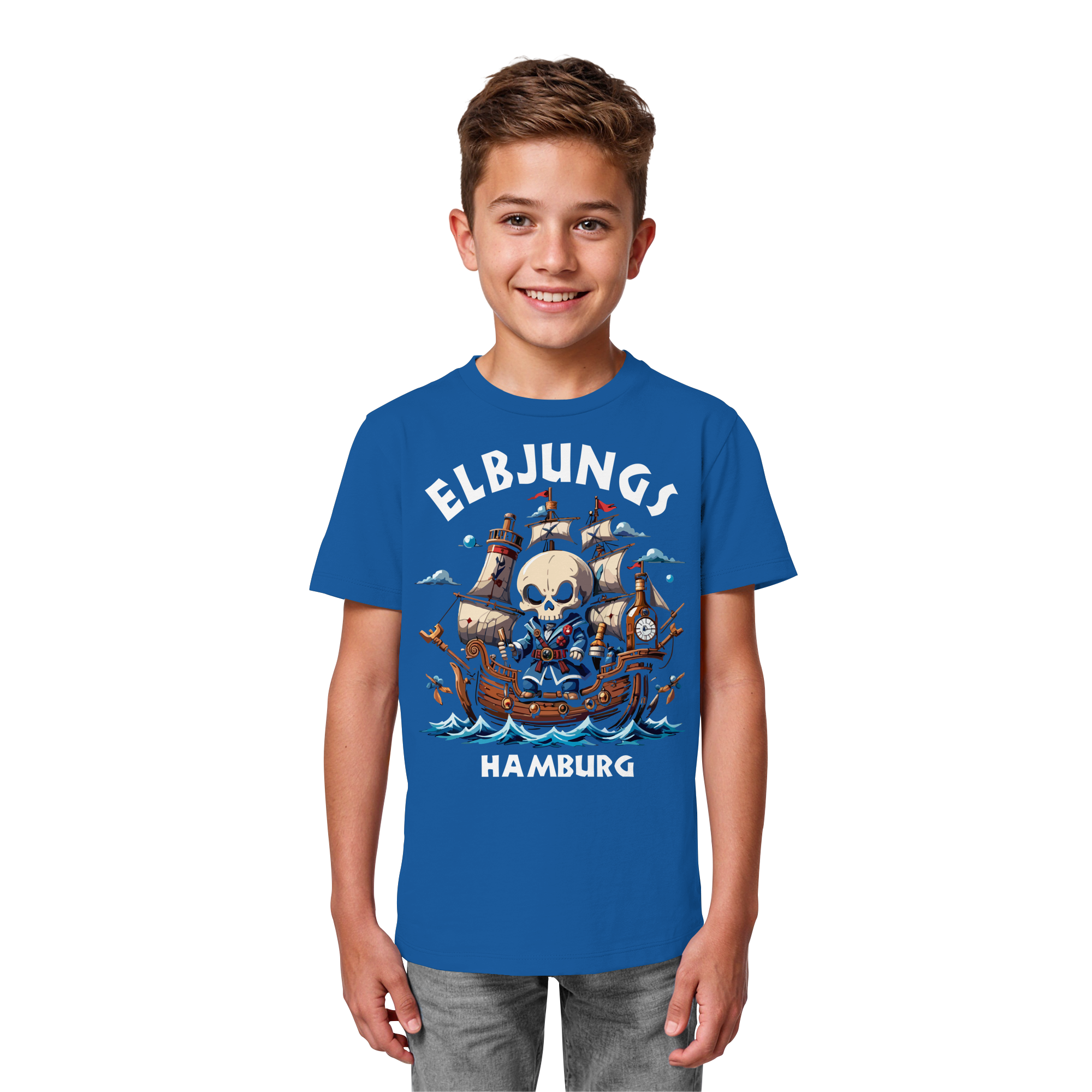 Kindershirt "Elbpirat" - Kids Organic Shirt