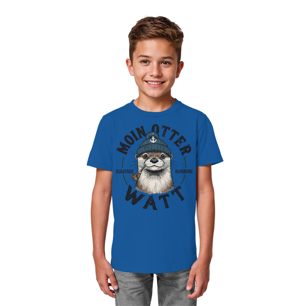 Kindershirt "MOIN oder WATT" - Kids Organic Shirt