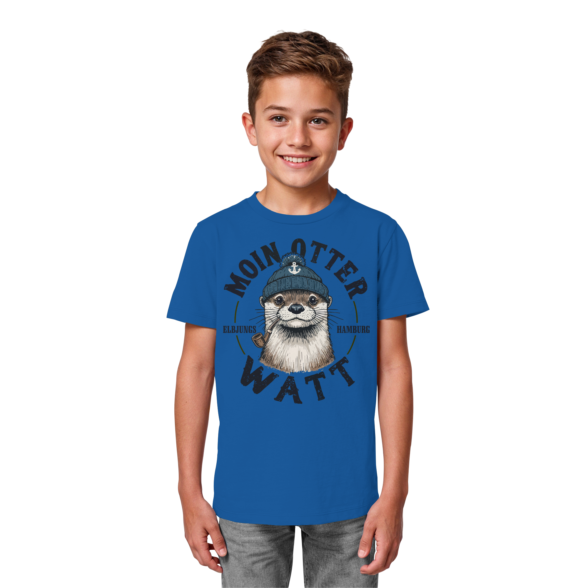 Kindershirt "MOIN oder WATT" - Kids Organic Shirt