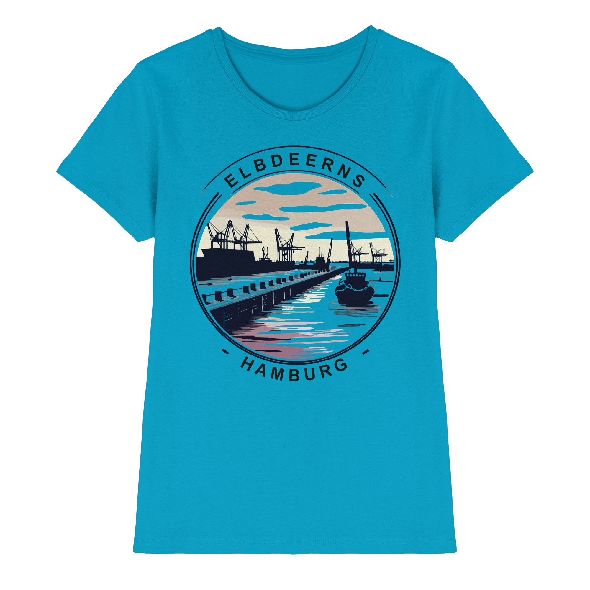 Elbdeerns "Hafengebiet" - Ladies Premium Shirt