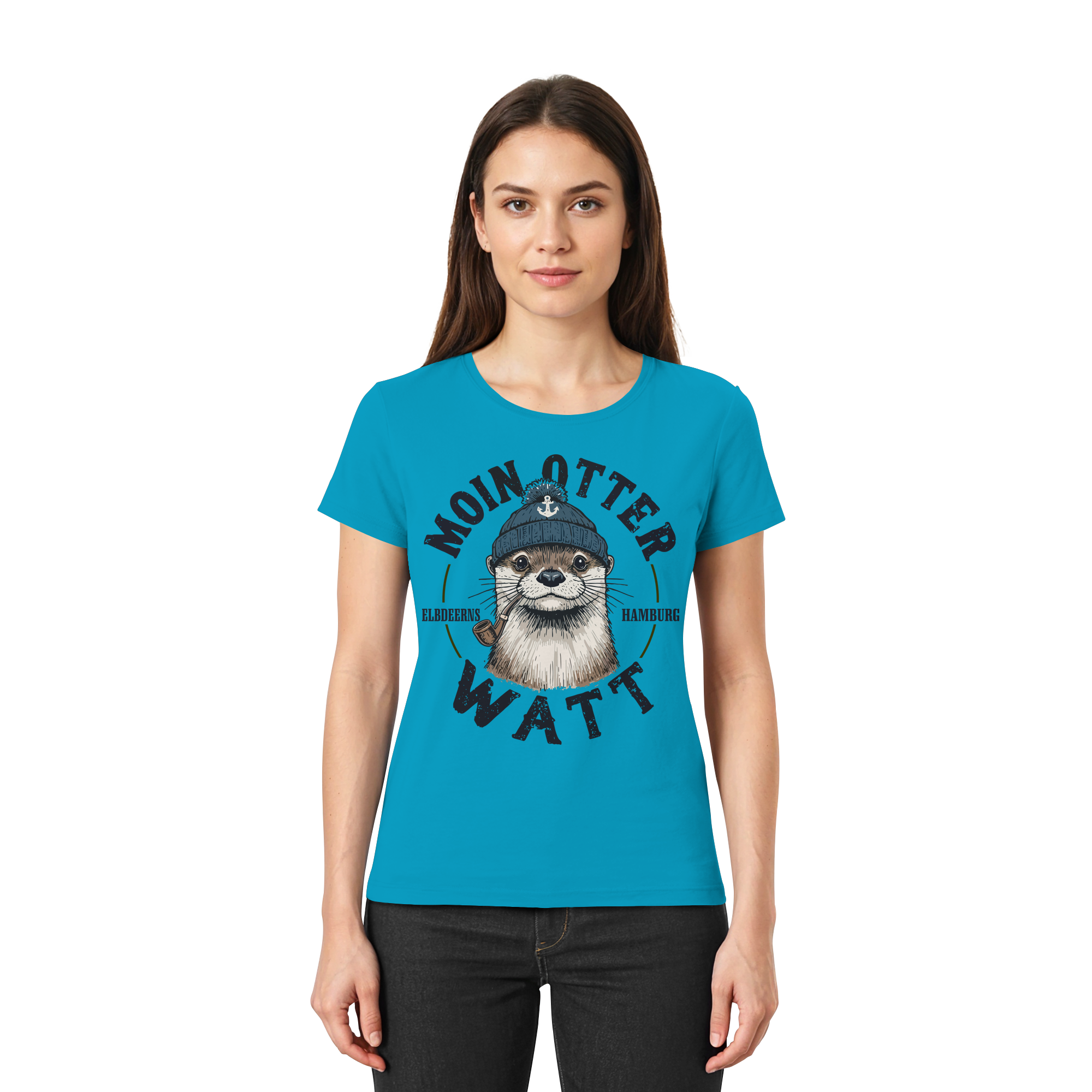 Elbdeerns - MOIN oder WATT - Ladies Premium Shirt