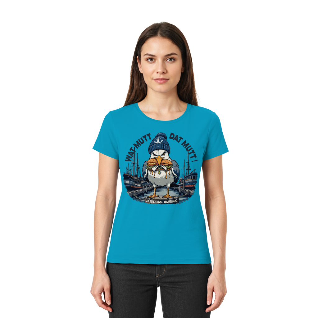 Elbdeerns - WAT MUTT DAT MUTT - Ladies Premium Shirt