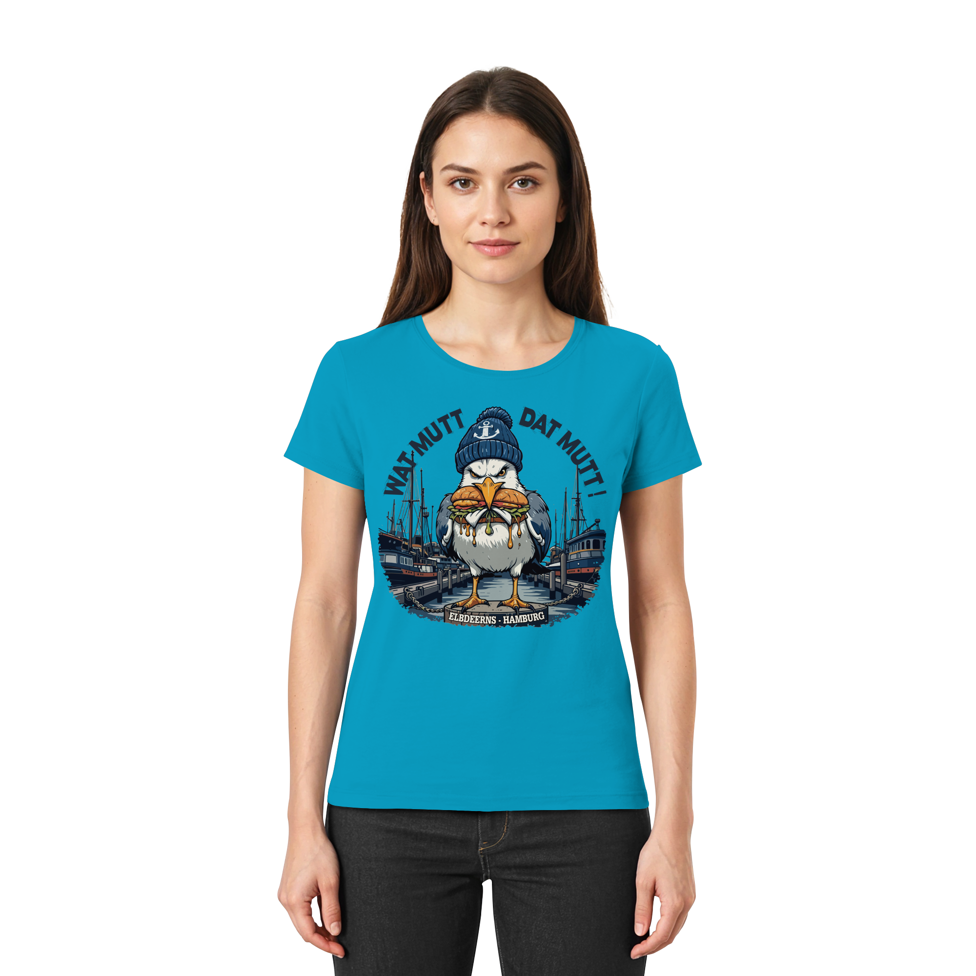 Elbdeerns - WAT MUTT DAT MUTT - Ladies Premium Shirt