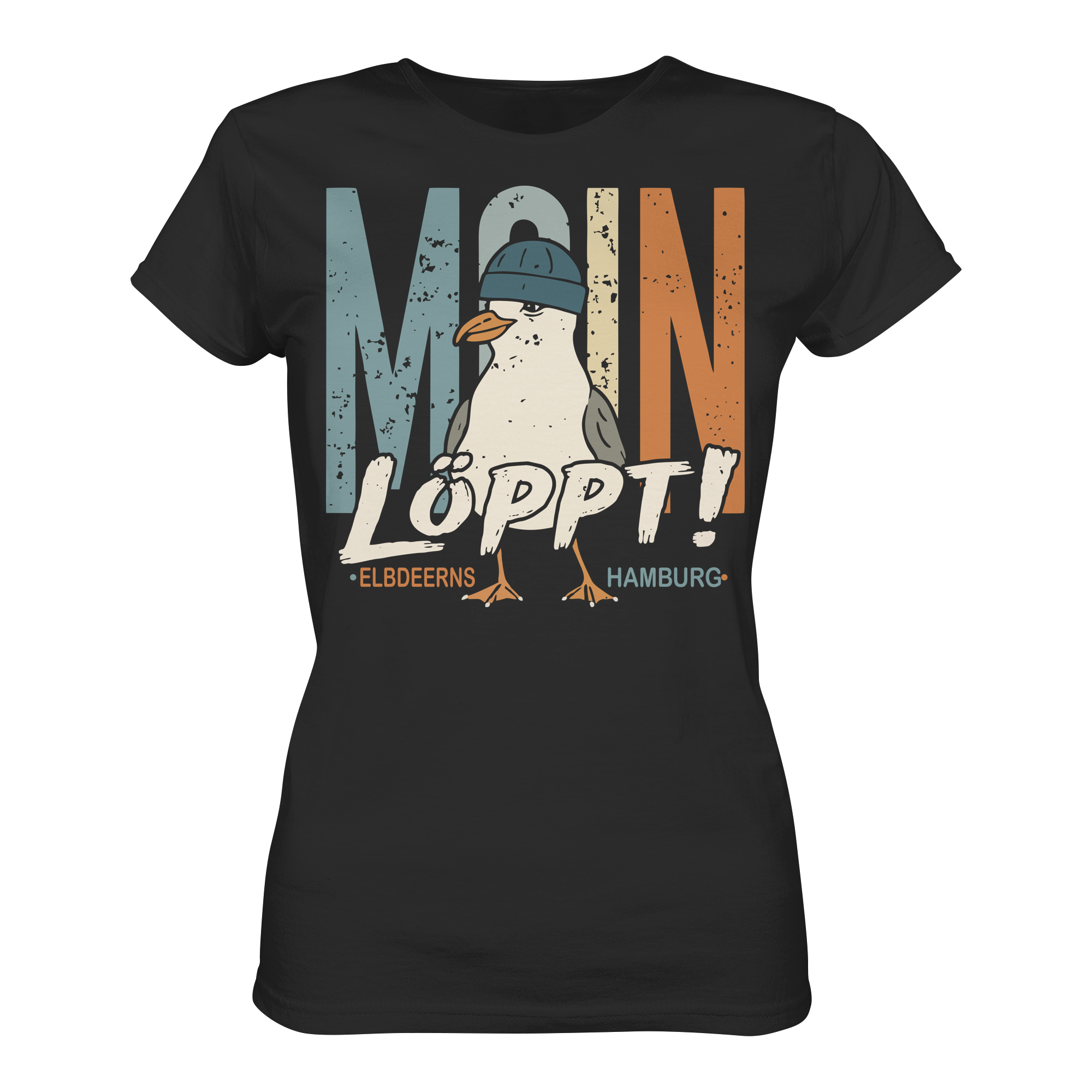 Elbdeerns - MOIN ...löppt! - Ladies Premium Shirt