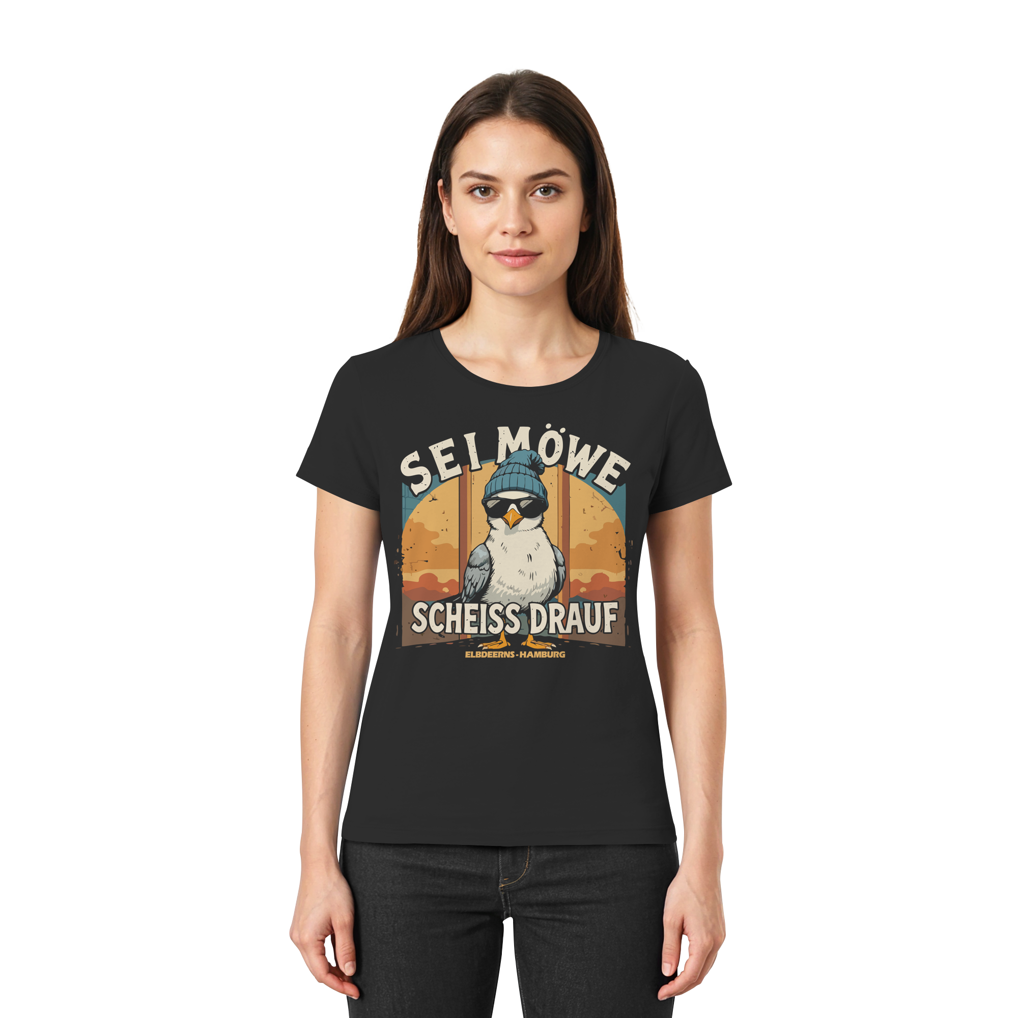 Elbdeerns - sei Möwe... - Ladies Premium Shirt