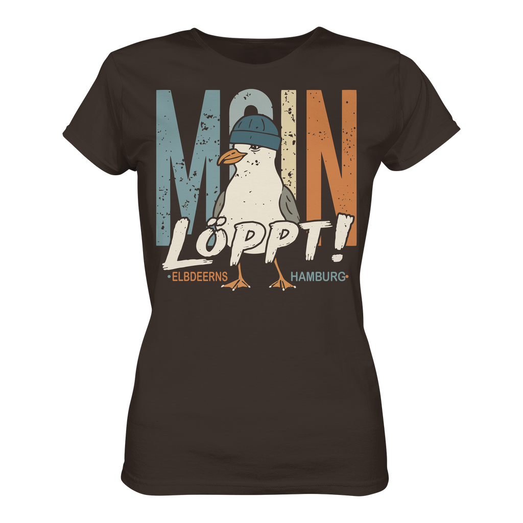 Elbdeerns - MOIN ...löppt! - Ladies Premium Shirt