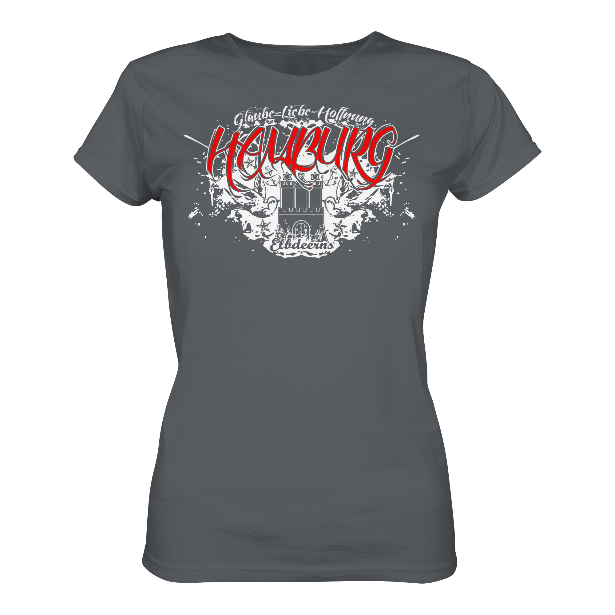 Elbdeerns - Glaube Liebe Hoffnung - Ladies Premium Shirt