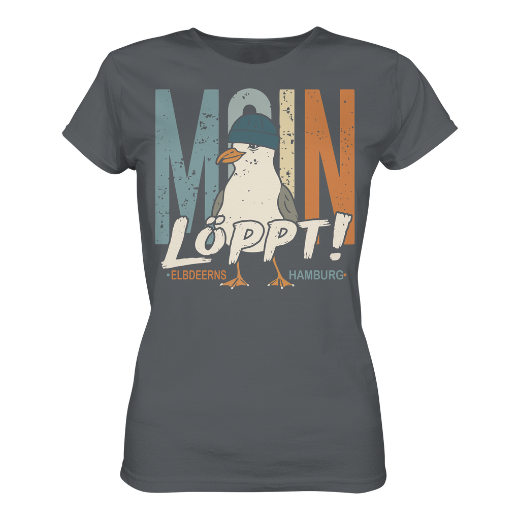 Elbdeerns - MOIN ...löppt! - Ladies Premium Shirt