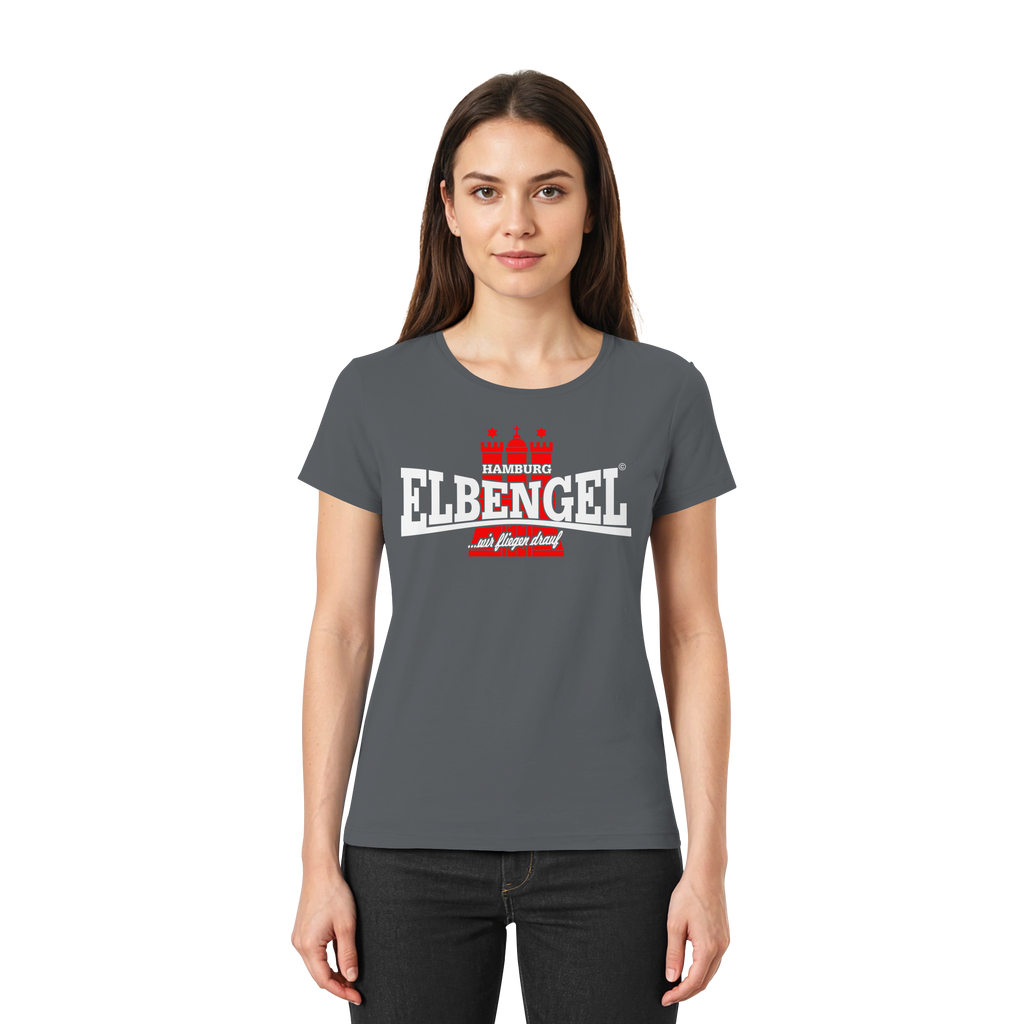 Elbengel "wir fliegen drauf" - Ladies Premium Shirt