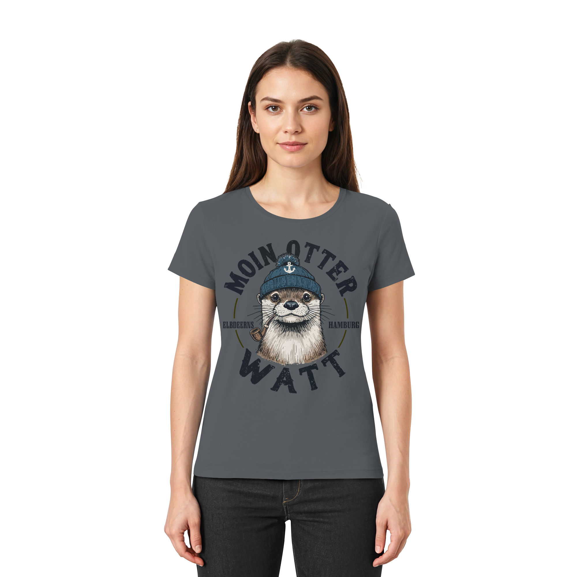 Elbdeerns - MOIN oder WATT - Ladies Premium Shirt