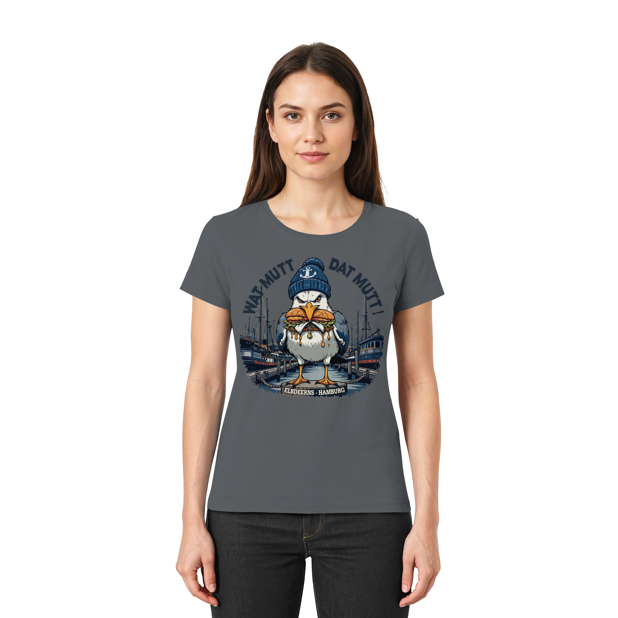 Elbdeerns - WAT MUTT DAT MUTT - Ladies Premium Shirt