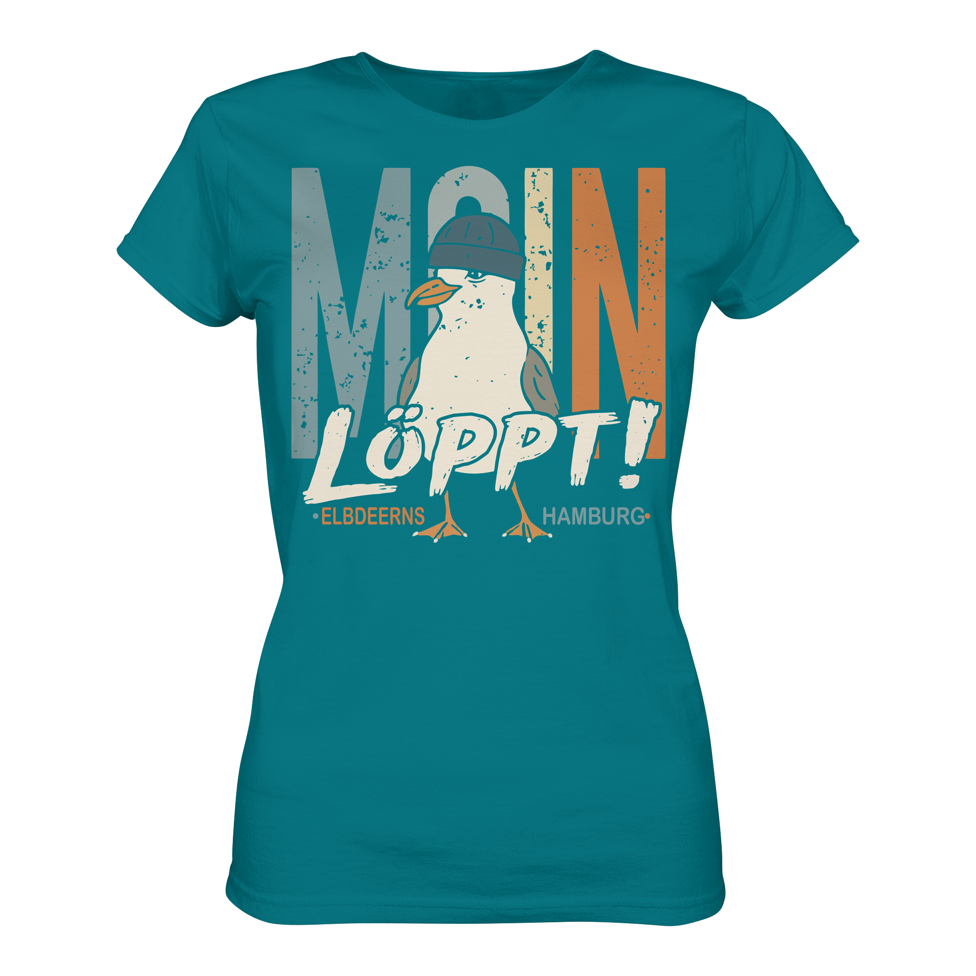 Elbdeerns - MOIN ...löppt! - Ladies Premium Shirt