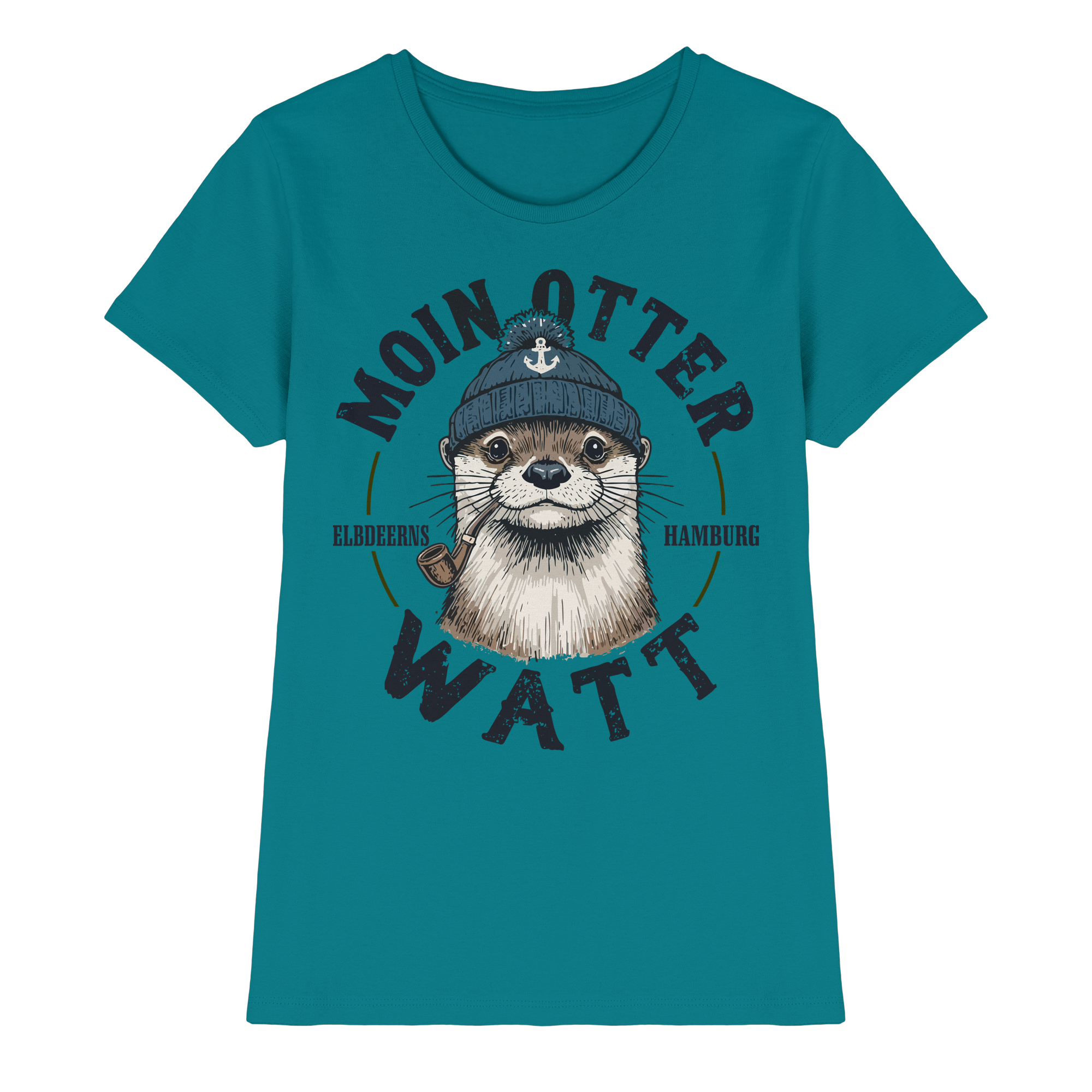 Elbdeerns - MOIN oder WATT - Ladies Premium Shirt