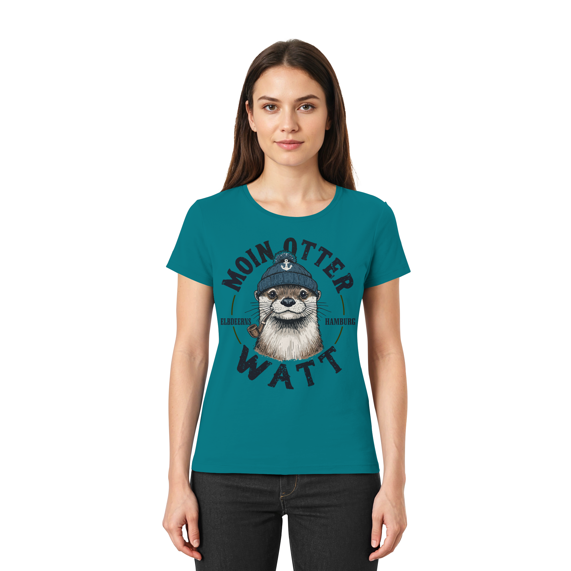 Elbdeerns - MOIN oder WATT - Ladies Premium Shirt