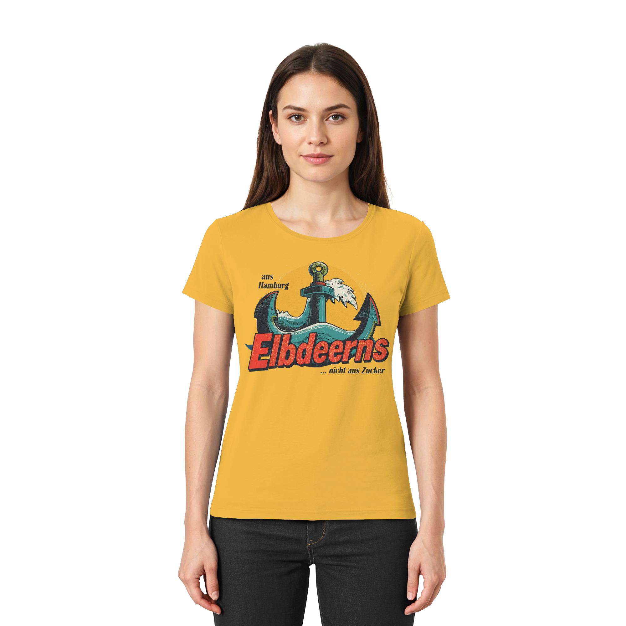 Elbdeerns - nicht aus Zucker - Ladies Premium Shirt