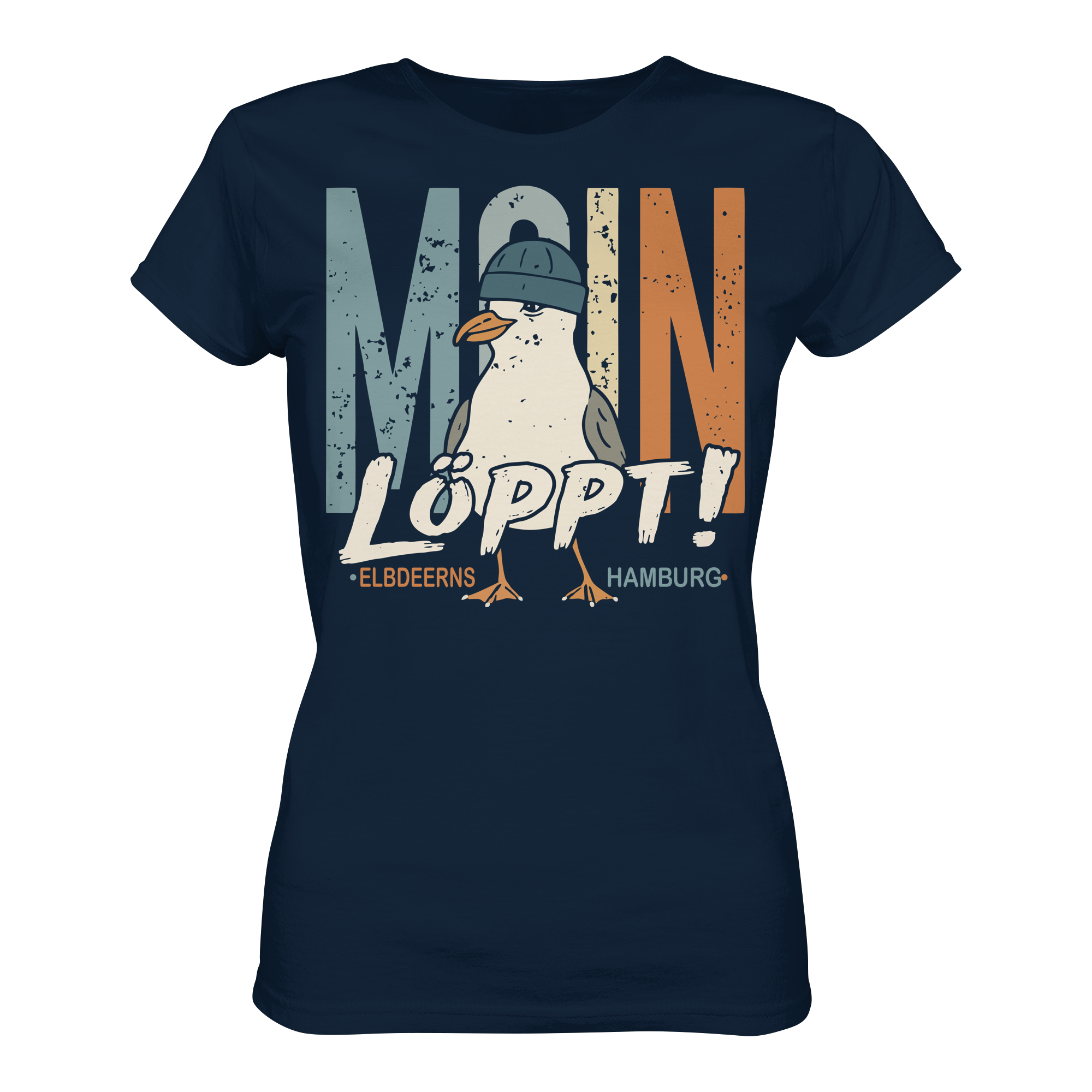 Elbdeerns - MOIN ...löppt! - Ladies Premium Shirt