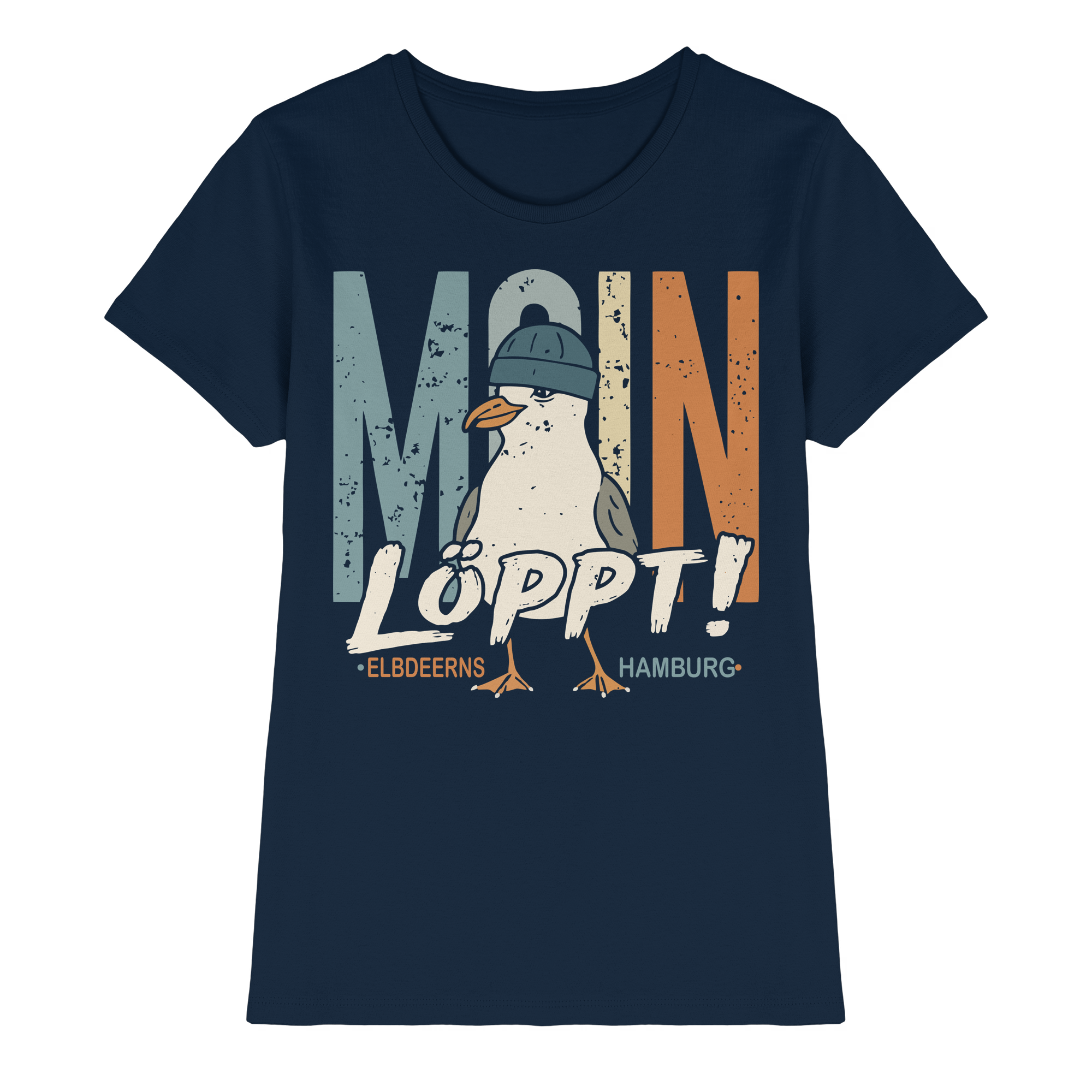 Elbdeerns - MOIN ...löppt! - Ladies Premium Shirt