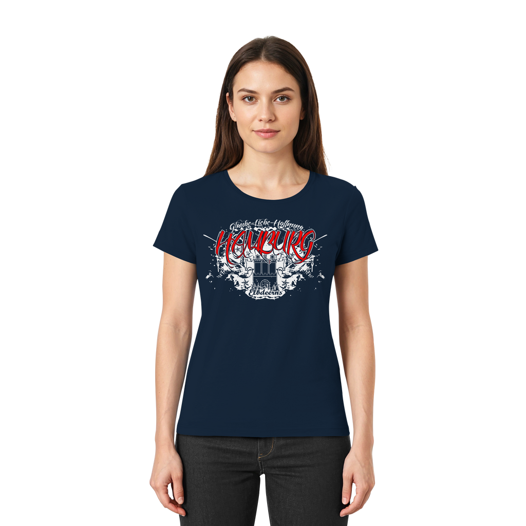 Elbdeerns - Glaube Liebe Hoffnung - Ladies Premium Shirt