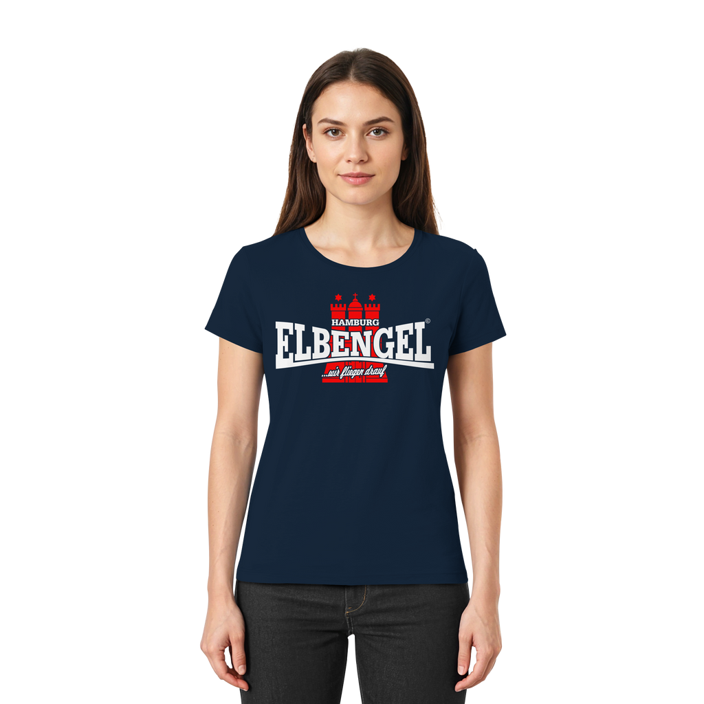 Elbengel "wir fliegen drauf" - Ladies Premium Shirt